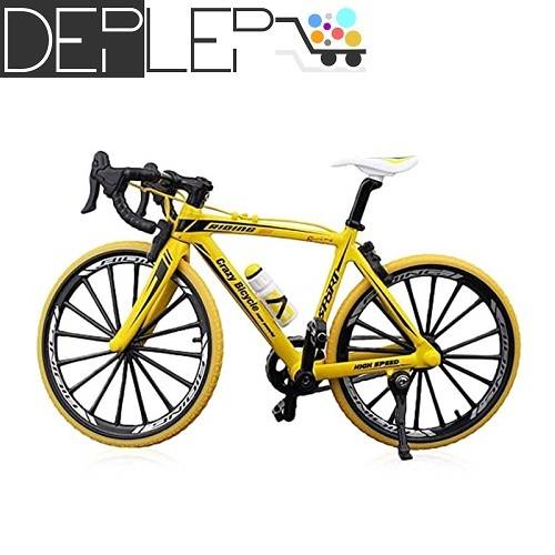 ماکت دوچرخه کوهستان سایز 1/10 مدل 818A4 زرد