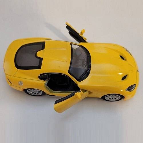 ماکت ماشین دوج وایپر DODGE VIPER زرد کینسمارت
