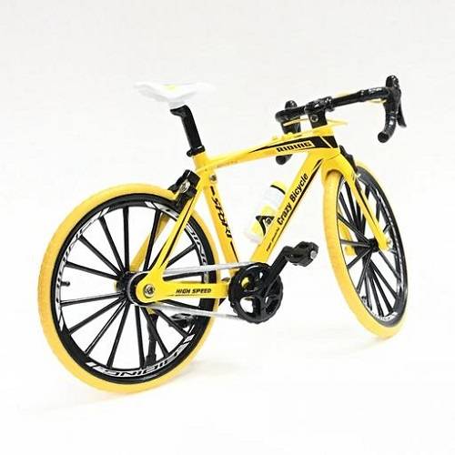 ماکت دوچرخه کوهستان مدل 0818-4َA زرد (SCALE 1:10)