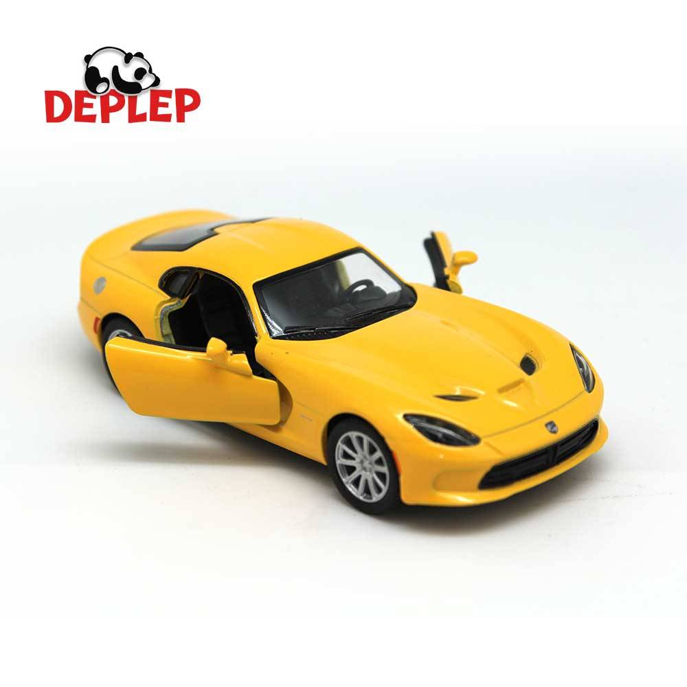 ماکت ماشین دوج وایپر  DODGE VIPER GTS Yellow 1/36