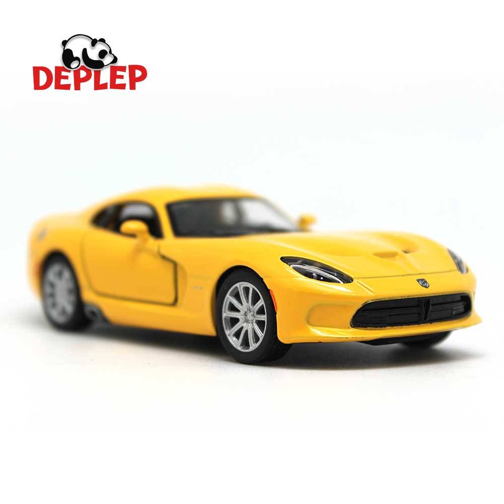 ماکت ماشین دوج وایپر  DODGE VIPER GTS Yellow 1/36
