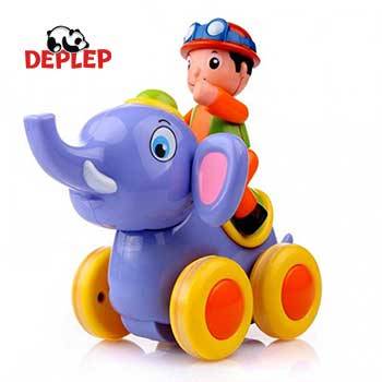 فیل سوار هولی تویز Huile Toys